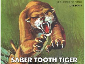 Atlantis Models 1:13 Prehistoric Scenes Saber Tooth Tiger