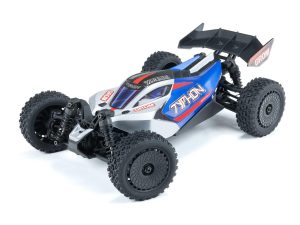 ARRMA 1/14 TYPHON GROM MEGA 4X4 Buggy with Battery & Charger Blue