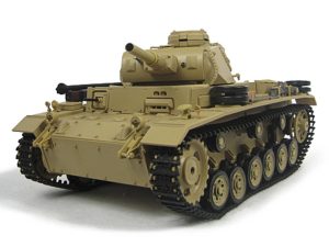 Henglong 1:16 German Tauch Panzer III with Infrared Battle System (2.4GHz + Shooter + Smoke + Sound + Metal Gearbox)