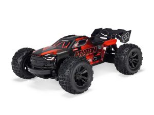 ARRMA 1/16 MINI KRATON 3S DSC 4X4 RTR Speed Truck , Black/Red
