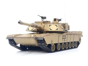 Henglong 1:16 U.S. M1A2 Abrams with Infrared Battle System (2.4GHz + Shooter + Smoke + Sound + Metal Gearbox + Tracks + Driver Wheel + Idler)
