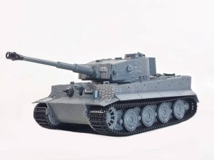 Henglong 1:24 German Tiger I with Infrared Battle System (Grey) (2.4GHz + IR Battle System + Sound)