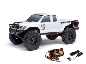 AXIAL 1/24 SCX24 Base Camp 4WD Rock Crawler RTR White