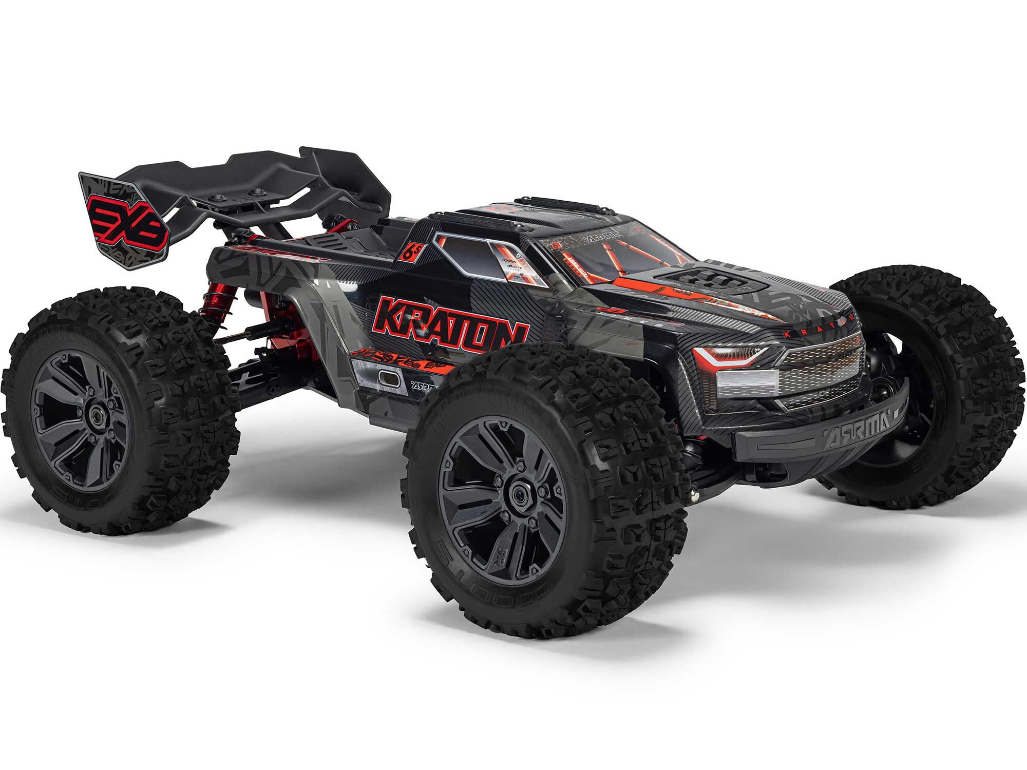 ARRMA 1/8 KRATON 6S EXB 4X4 RTR Speed Monster Truck Black - Image 2