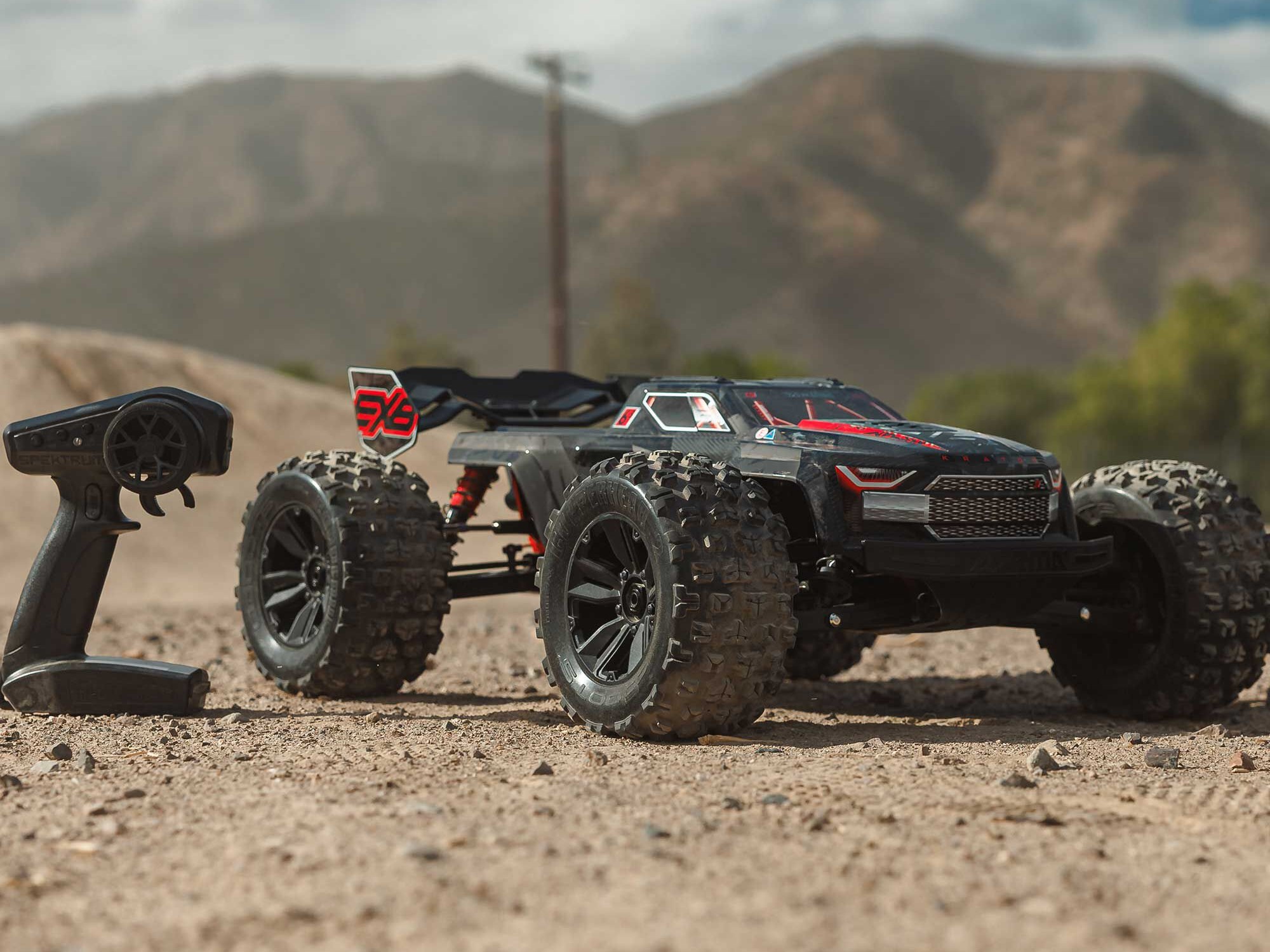 ARRMA 1/8 KRATON 6S EXB 4X4 RTR Speed Monster Truck Black - Image 15