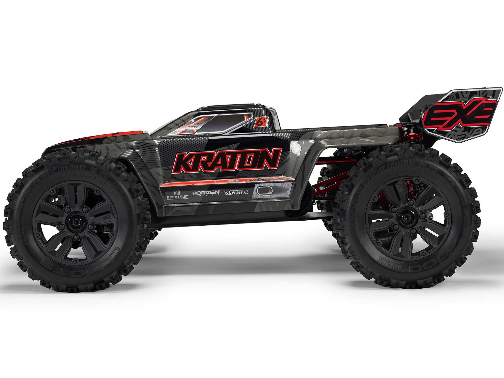 ARRMA 1/8 KRATON 6S EXB 4X4 RTR Speed Monster Truck Black - Image 5