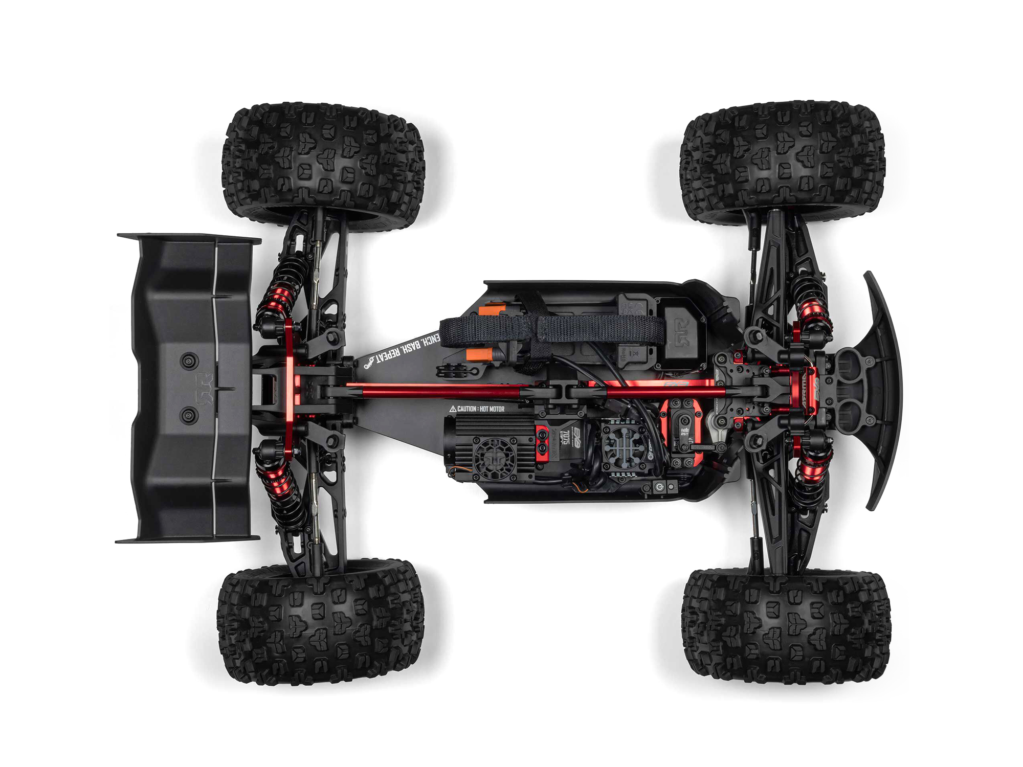 ARRMA 1/8 KRATON 6S EXB 4X4 RTR Speed Monster Truck Black - Image 8