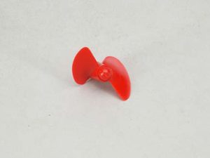 RACTIVE 2 Bladed 40mm Waterscrew  Red Nylon M4 LH