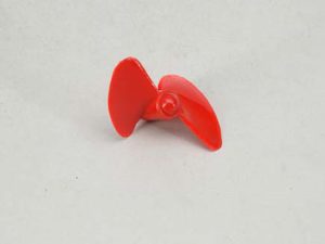 RACTIVE 2 Bladed 50mm Waterscrew  Red Nylon M4 LH