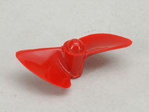 RACTIVE 2 Bladed 55mm Waterscrew  SR Red Nylon M4 LH