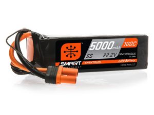 SPM 5000mAh 6S 22.2V 100C Smart LiPo Battery; IC5