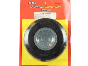 Dubro 8in Diameter Treaded Lightweight Wheel (1 per card)
