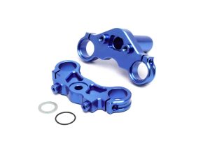 LOS Aluminum Triple Clamp Set, Blue: PM-MX/SM