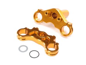 LOS Aluminum Triple Clamp Set, Gold: PM-MX/SM