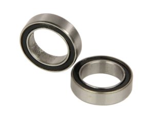Radient Bearings, 10x15x4mm, Rubber Sealed (2 pcs)