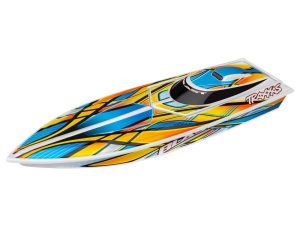 Traxxas Blast 1:10 RTR Electric High Performance Race Boat, Orange (+ TQ 2-ch, Nautica ESC, Stinger 540, 6-Cell NiMH, DC Charger)