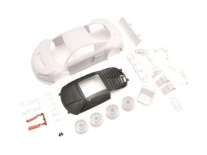 KYOSHO Bodyshell Audi R8 LMS Night-R Mini-Z + 2WD Rims (White Body)