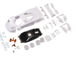 KYOSHO Bodyshell McLaren F1 GTR Mini-Z + 2WD Rims (White Body)