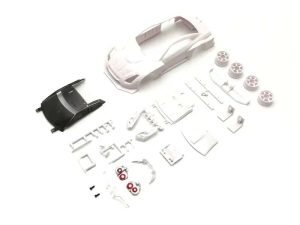 KYOSHO Bodyshell Nissan GT-R GT500 2008 Mini-Z + 2WD Rims (White Body)