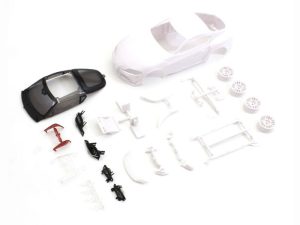 KYOSHO Bodyshell Toyota GR Supra TRD Mini-Z + 4WD Rims (White Body)