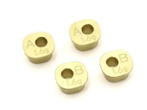 KYOSHO Brass Rear Hub Carrier Spacer set Inferno MP10