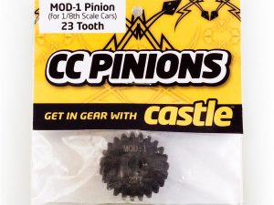 CASTLE CC PINION 23 Tooth - MOD1 5mm shaft