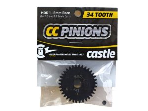 CASTLE CC PINION 34T-MOD 1 8MM BORE