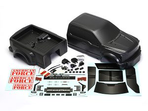 CEN RACING FORD F-450 SD COMPLETE BODY SET (GREY TITANIUM)