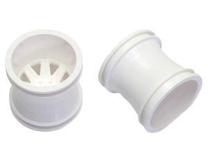 CEN RACING MONSTER TRUCK WHEEL (WHITE) 2.2" X 2.4"
