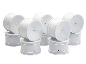CENTRO 1/10 DISHED BUGGY REAR WHEEL WHITE - 5 PAIRS