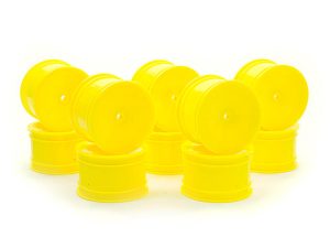 CENTRO 1/10 DISHED BUGGY REAR WHEEL YELLOW - 5 PAIRS
