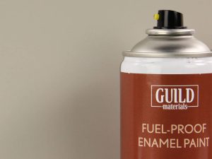 Guild Lane Chroma Enamel Fuelproof Paint Matt Light Grey (400ml Aerosol)
