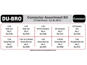 Dubro Connectors Assortment Kit (73 pcs set)