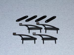 RACTIVE Control Horn for 2.0mm CF Rod (Pk4)