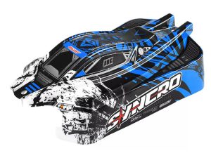 CORALLY POLYCARBONATE BODY SYNCRO PAINTED CUT DECALS BLUE COLOUR