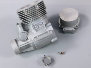 SC Crankcase and back plate, cam cover (for SC180FS)
