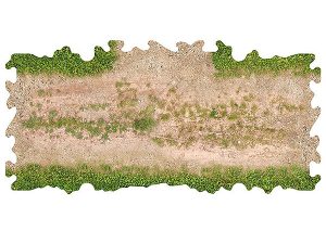 CRAWLER PARK 2 X T-JUNCTION WITH GRASS FOR 1/24 RC CRAWLER PARK CIRCUIT