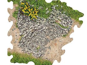 CRAWLER PARK 3 X GRAVEL BEND FOR 1/24 RC CRAWLER PARK CIRCUIT