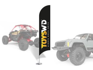 CRAWLER PARK TOYSWD 1/10TH SCALE BEACH FLAGS (2PCS)