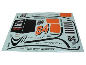 Multiplex Decal Funracer