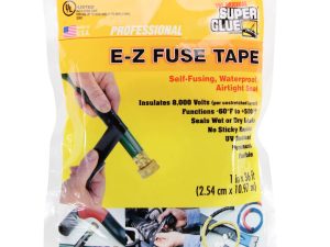 Super Glue E-Z Fuse Silicone Tape Black (1in × 36ft)
