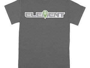ELEMENT RC LOGO T-SHIRT GREY LARGE