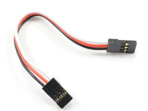ETRONIX 10CM 22AWG EXTENSION WIRE w/2 JR MALE CONNECTOR