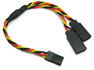 Etronix 15cm 22Awg Jr Twisted Y Extension Wire