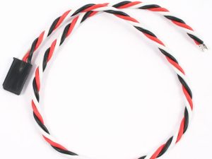 Etronix 30cm 22Awg Futaba Twisted Servo Wire