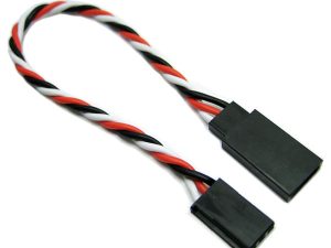 Etronix 7cm 22Awg Futaba Twisted Extension Wire