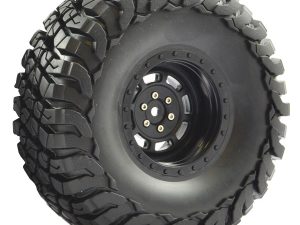 FASTRAX 1:10 CRAWLER GRANITE 2.2 SCALE WHEEL ø140MM TYRE (BLACK)(2)