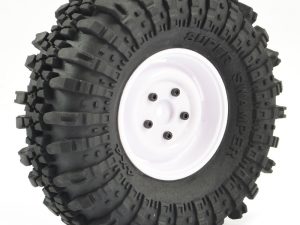 FASTRAX 1:10 CRAWLER SWAMPER 1.9 SCALE WHEEL ø118MM TYRE (WHITE)(2)
