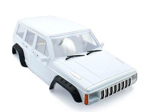 FASTRAX 1/10 ROCKEE FULLCAB & INTERIOR HARDBODY 313mm - White