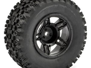 FASTRAX 1:10 SC STINGER MTD 5-SPOKE BLACK (SLASH FR) (PR)